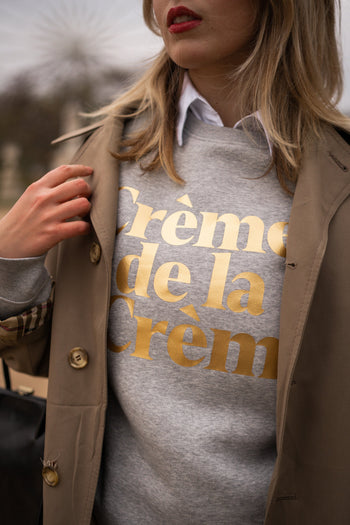 Creme de la Creme – grau / gold